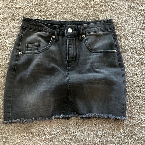 wild fable Dresses & Skirts - Grey denim mini skirt